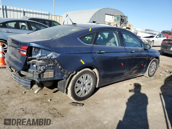 2019 Ford Fusion S with VIN 3FA6P0G71KR199089, listed as a Copart auction lot 46872075 with 85,472 mi miles and Salvage Title. Bid and sale history available at DreamBid. Image 3.