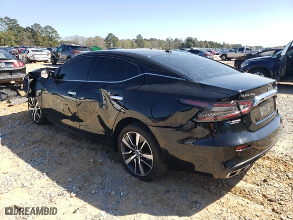 2019 Nissan Maxima SV with VIN 1N4AA6AV3KC369215, listed as a Copart auction lot 47754755 with 105,400 mi miles and Salvage Title. Bid and sale history available at carsss.com. Image 2.