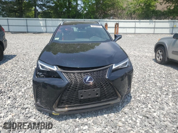 2019 Lexus UX 250h with VIN JTHU9JBH2K2014259, listed as a Copart auction lot 59742055 with 48,788 mi miles and Salvage title. Bid and sale history available at DreamBid. Image 5.