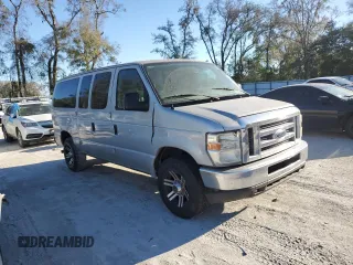 2011 Ford Econoline Passenger XL with VIN 1FBNE3BL4BDA31980, listed as a Copart auction lot 47813105 with 154,845 mi miles and Clean Title. Bid and sale history available at carsss.com. Image 4.