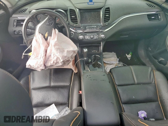 2017 Chevrolet Impala Premier with VIN 2G1145S32H9131776, listed as a Copart auction lot 58632535 with Not provided miles and Salvage title. Bid and sale history available at DreamBid. Image 8.