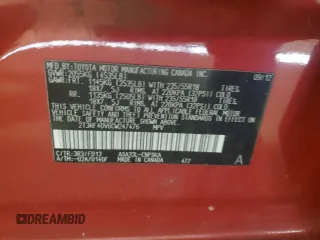 2012 Toyota RAV4 Sport with VIN 2T3RF4DV6CW247476, listed as a Copart auction lot 57882025 with 146,454 mi miles and Salvage title. Bid and sale history available at DreamBid. Image 13.
