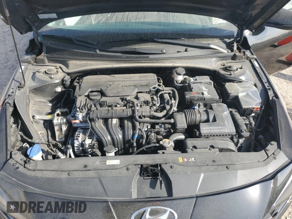 2023 Hyundai Elantra Limited with VIN KMHLP4AG2PU608936, listed as a Copart auction lot 48985815 with 24,299 mi miles and Salvage Title. Bid and sale history available at DreamBid. Image 12.