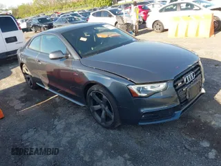 2015 Audi S5 Premium Plus with VIN WAUCGAFR0FA045606, listed as a IAAI auction lot 41962738 with 199,416 mi miles. Bid and sale history available at carsss.com. Image 1.