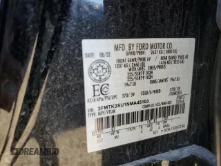 2022 Ford Mustang Mach-E Premium with VIN 3FMTK3SU1NMA45103, listed as a Copart auction lot 49275235 with 42,065 mi miles and Clean Title. Bid and sale history available at DreamBid. Image 14.
