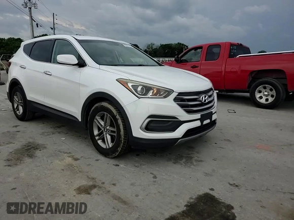 2018 Hyundai Santa Fe 2.4L with VIN 5NMZT3LB2JH056889, listed as a Copart auction lot 57801705 with 133,454 mi miles and Salvage title. Bid and sale history available at DreamBid. Image 13.