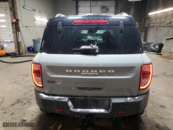 2021 Ford Bronco Sport Badlands with VIN 3FMCR9D94MRB33605, listed as a Copart auction lot 46226995 with NaN miles and Salvage Title. Bid and sale history available at carsss.com. Image 6.