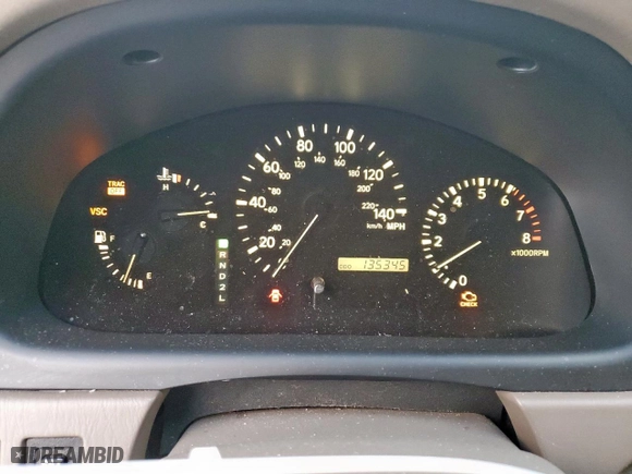 2002 Lexus RX 300 with VIN JTJGF10U520126876, listed as a Copart auction lot 49403165 with 135,345 mi miles and Salvage Title. Bid and sale history available at carsss.com. Image 9.