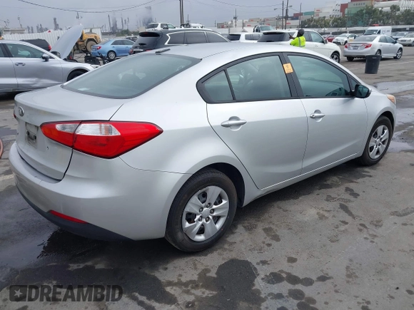 2014 Kia Forte LX with VIN KNAFK4A6XE5252182, listed as a IAAI auction lot 41809127 with 1 mi miles. Bid and sale history available at carsss.com. Image 4.