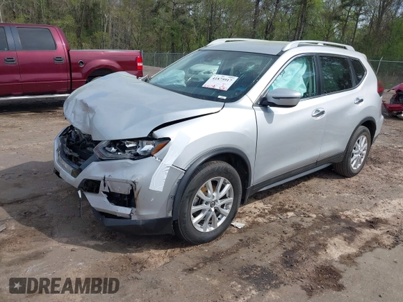 2019 Nissan Rogue SV with VIN 5N1AT2MT2KC713829, listed as a IAAI auction lot 41875917 with 84,558 mi miles and . Bid and sale history available at DreamBid. Image 17.