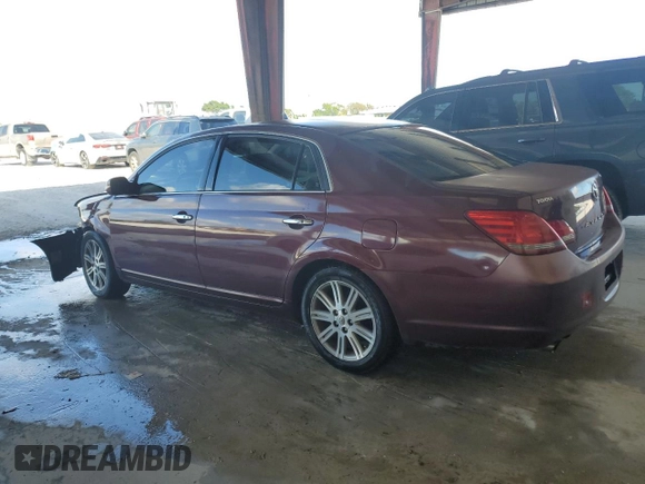 2008 Toyota Avalon XL with VIN 4T1BK36B58U302204, listed as a Copart auction lot 44815455 with 204,531 mi miles and Salvage Title. Bid and sale history available at carsss.com. Image 2.