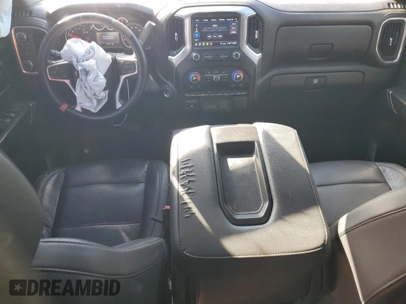 2020 Chevrolet Silverado 1500 LT with VIN 1GCUYDEDXLZ253923, listed as a Copart auction lot 82211904 with 95,574 mi miles and Salvage Title. Bid and sale history available at DreamBid. Image 8.