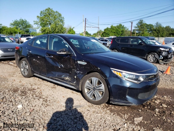 2017 Kia Optima Hybrid EX with VIN KNAGU4LE2H5010333, listed as a Copart auction lot 56947974 with 65,126 mi miles and Salvage Title. Bid and sale history available at carsss.com. Image 4.