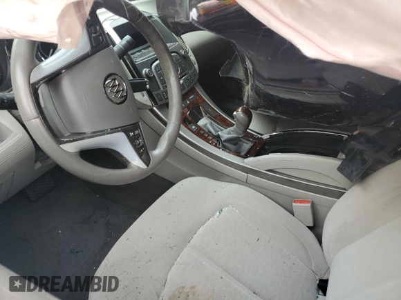 2010 Buick LaCrosse CX with VIN 1G4GB5EGXAF129997, listed as a Copart auction lot 61056505 with Not provided miles and Salvage title. Bid and sale history available at DreamBid. Image 8.