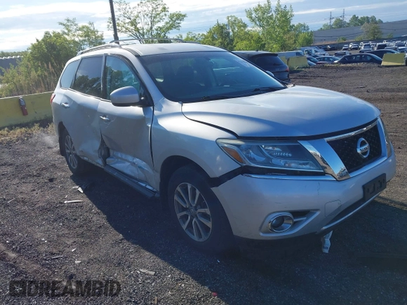 2013 Nissan Pathfinder Platinum with VIN 5N1AR2MM5DC676687, listed as a IAAI auction lot 42178495 with 71,937 mi miles and . Bid and sale history available at DreamBid. Image 1.