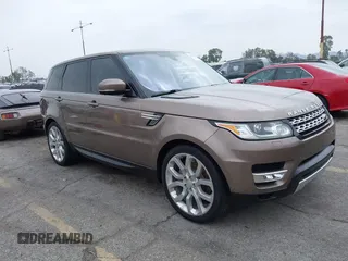 2016 Land Rover Range Rover Sport V6 HSE with VIN SALWR2PF2GA587143, listed as a IAAI auction lot 42106072 with 78,324 mi miles. Bid and sale history available at carsss.com. Image 1.