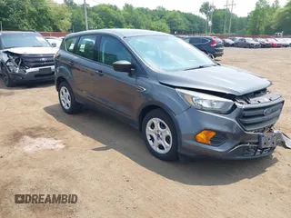 2018 Ford Escape S with VIN 1FMCU0F7XJUA46298, listed as a IAAI auction lot 42441527 with 57,508 mi miles and . Bid and sale history available at DreamBid. Image 1.