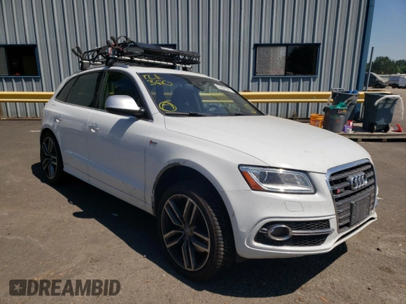 2016 Audi SQ5 Premium Plus with VIN WA1CCAFP4GA072235, listed as a Copart auction lot 62624242 with 99,494 mi miles. Bid and sale history available at carsss.com. Image 1.