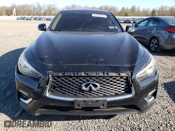 2018 Infiniti Q50 Luxe with VIN JN1EV7AR6JM443389, listed as a Copart auction lot 53515455 with 132,762 mi miles and Clean title. Bid and sale history available at DreamBid. Image 5.
