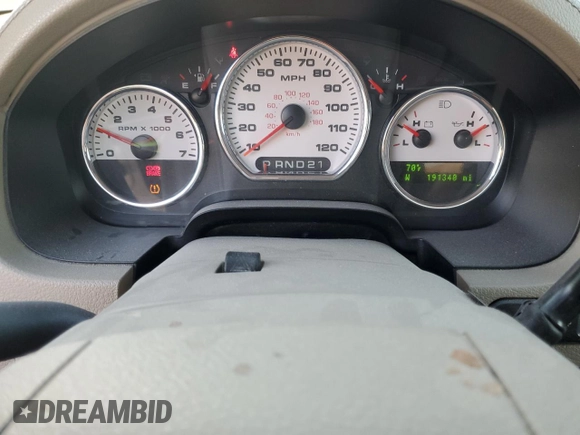 2007 Ford F-150 XLT with VIN 1FTPX12587FA77795, listed as a Copart auction lot 81786534 with 191,340 mi miles and Salvage Title. Bid and sale history available at carsss.com. Image 9.