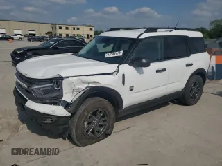 2023 Ford Bronco Sport Big Bend z VIN 3FMCR9B61PRE21739, wystawiony jako Copart lot #53584775 z przebiegiem 24 315 mil mil oraz Szkoda całkowita • Salvage title. Historia ofert i sprzedaży dostępna na DreamBid. Obrazek 1.