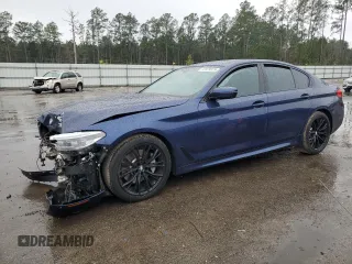 2019 BMW 5 Series 540i xDrive with VIN WBAJE7C56KWW17843, listed as a Copart auction lot 41979375 with Not Provided miles and Salvage Title. Bid and sale history available at carsss.com. Image 1.