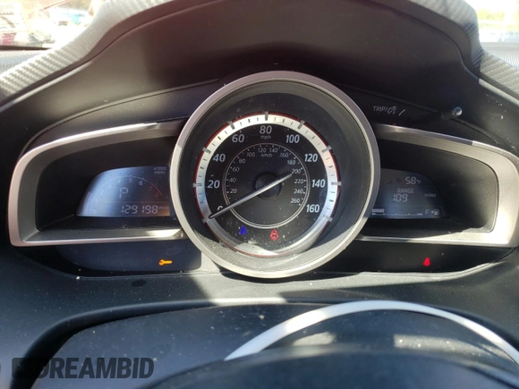 2016 Mazda 3 i Sport with VIN JM1BM1U75G1291772, listed as a Copart auction lot 50707555 with 129,198 mi miles and Salvage Title. Bid and sale history available at carsss.com. Image 9.