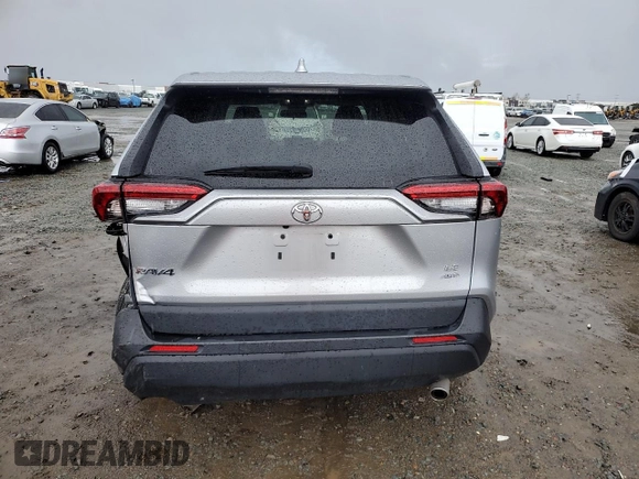 2023 Toyota RAV4 LE with VIN 2T3F1RFV1PW372760, listed as a Copart auction lot 48349905 with 34,417 mi miles and Salvage Title. Bid and sale history available at carsss.com. Image 6.