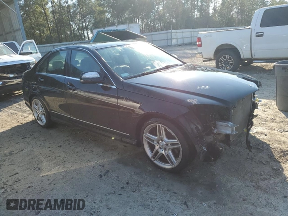 2008 Mercedes-Benz C 350 Sport with VIN WDDGF56X68F165483, listed as a Copart auction lot 43934344 with 109,454 mi miles and Salvage Title. Bid and sale history available at DreamBid. Image 4.