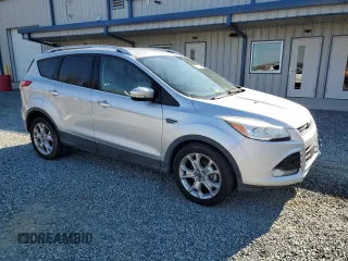 2014 Ford Escape Titanium with VIN 1FMCU0JX7EUD66921, listed as a Copart auction lot 50502105 with 170,624 mi miles and Salvage Title. Bid and sale history available at carsss.com. Image 4.