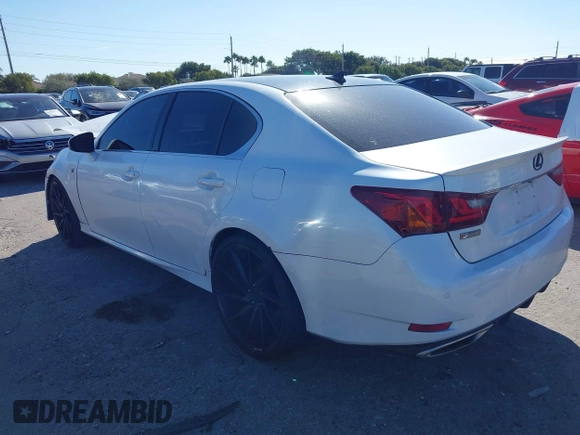 2013 Lexus GS 350 z VIN JTHBE1BL1D5024399, wystawiony jako IAAI lot #41422468 z przebiegiem 150 106 mil mil oraz . Historia ofert i sprzedaży dostępna na DreamBid. Obrazek 3.