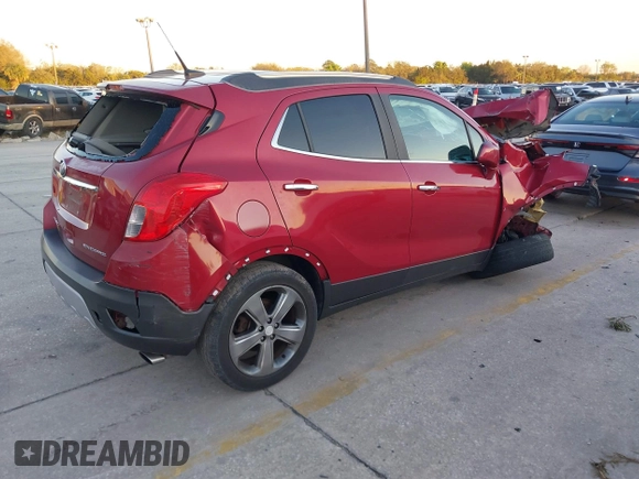 2013 Buick Encore Leather with VIN KL4CJCSB7DB090732, listed as a IAAI auction lot 41657369 with 135,692 mi miles. Bid and sale history available at carsss.com. Image 4.