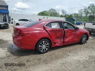 2017 Acura TLX with VIN 19UUB1F33HA004750, listed as a Copart auction lot 55268915 with 124,786 mi miles and Salvage title. Bid and sale history available at DreamBid. Image 3.