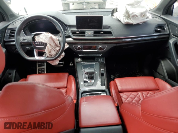 2019 Audi SQ5 Premium Plus with VIN WA1B4AFY1K2001739, listed as a Copart auction lot 44765984 with 29,469 mi miles and . Bid and sale history available at DreamBid. Image 8.