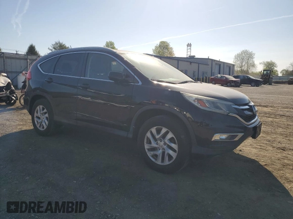 2015 Honda CR-V EX-L with VIN 2HKRM4H71FH625846, listed as a Copart auction lot 54674185 with 0 mi miles and Salvage Title. Bid and sale history available at carsss.com. Image 4.