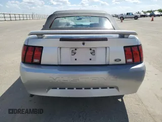 2004 Ford Mustang Deluxe with VIN 1FAFP44694F133988, listed as a Copart auction lot 50846395 with 166,918 mi miles and Salvage Title. Bid and sale history available at carsss.com. Image 6.