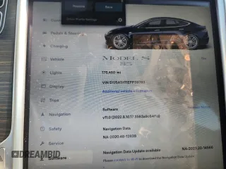 2014 Tesla Model S 60 z VIN 5YJSA1H11EFP39783, wystawiony jako Copart lot #65086315 z przebiegiem 175 480 mil mil oraz Czysty tytuł • Clean title. Historia ofert i sprzedaży dostępna na DreamBid. Obrazek 9.