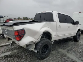 2012 Ford F-150 XL with VIN 1FTFW1ET1CFC09699, listed as a Copart auction lot 48253405 with 189,050 mi miles and Salvage Title. Bid and sale history available at carsss.com. Image 3.