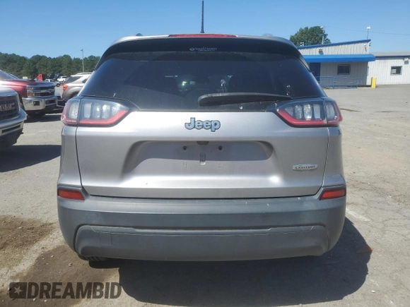 2019 Jeep Cherokee Latitude Plus with VIN 1C4PJLLB5KD171753, listed as a Copart auction lot 58045515 with 90,022 mi miles and Salvage title. Bid and sale history available at DreamBid. Image 6.