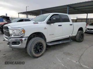 2023 Ram 2500 Big Horn with VIN 3C6UR5DL0PG613323, listed as a Copart auction lot 87761325 with 55,963 mi miles and Salvage Title. Bid and sale history available at carsss.com. Image 1.