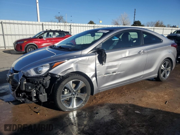 2014 Hyundai Elantra z VIN KMHDH6AH3EU026122, wystawiony jako Copart lot #50590265 z przebiegiem 122 165 mil mil oraz Szkody całkowita. Historia ofert i sprzedaży dostępna na DreamBid. Obrazek 1.