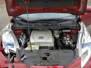 2015 Nissan LEAF SV with VIN 1N4AZ0CPXFC301245, listed as a Copart auction lot 45902623 with 75,831 mi miles. Bid and sale history available at carsss.com. Image 11.