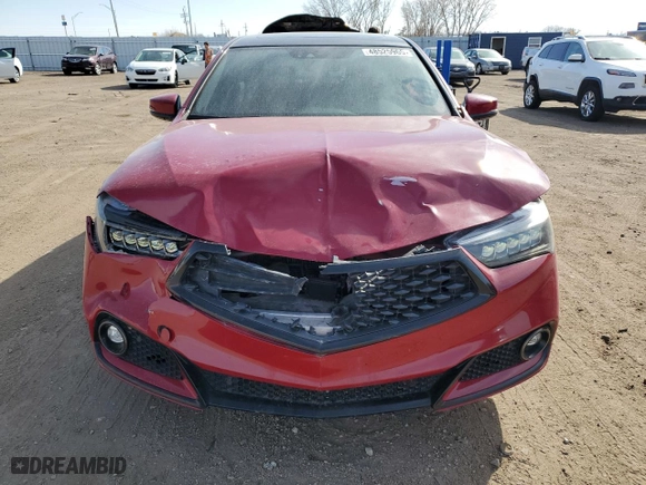 2019 Acura TLX w/A-Spec Pkg with VIN 19UUB3F62KA001108, listed as a Copart auction lot 48525965 with 42,451 mi miles and Salvage Title. Bid and sale history available at carsss.com. Image 5.