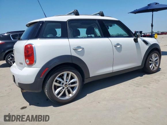 2012 MINI Countryman z VIN WMWZB3C56CWM30897, wystawiony jako Copart lot #58439375 z przebiegiem 160 455 mil mil oraz Czysty tytuł • Clean title. Historia ofert i sprzedaży dostępna na DreamBid. Obrazek 3.