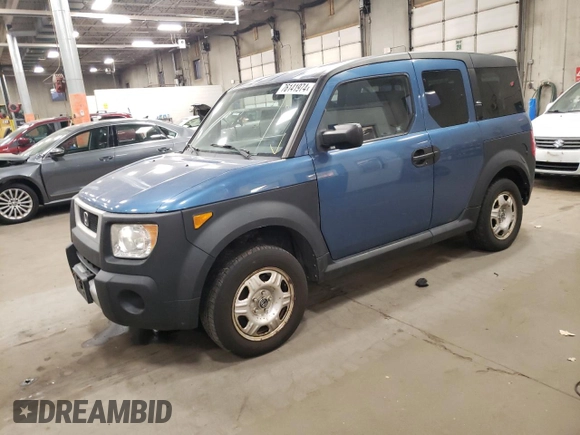 2006 Honda Element with VIN 5J6YH27336L000258, listed as a Copart auction lot 76141974 with 146,613 mi miles and Clean Title. Bid and sale history available at DreamBid. Image 1.