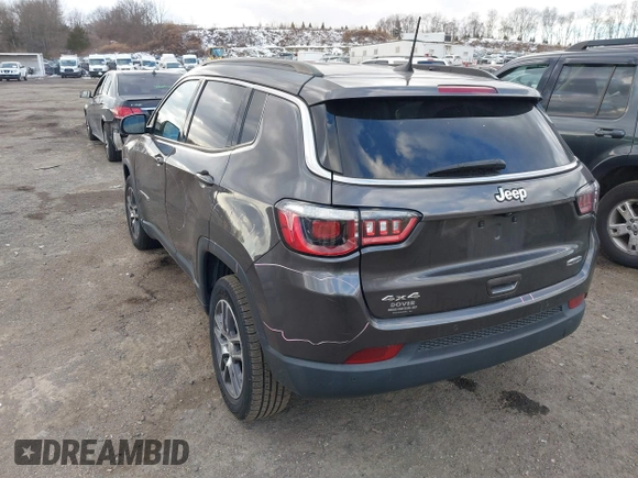 2019 Jeep Compass Latitude with VIN 3C4NJDBB1KT839413, listed as a IAAI auction lot 41437378 with 66,595 mi miles and . Bid and sale history available at DreamBid. Image 3.