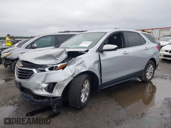 2020 Chevrolet Equinox LT with VIN 3GNAXKEV5LL257220, listed as a IAAI auction lot 40481603 with 51,967 mi miles. Bid and sale history available at carsss.com. Image 17.