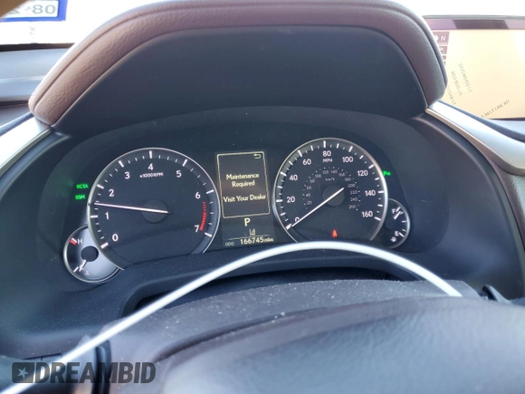 2016 Lexus RX 350 with VIN 2T2ZZMCA0GC031754, listed as a Copart auction lot 46179305 with 166,745 mi miles and Salvage Title. Bid and sale history available at DreamBid. Image 9.