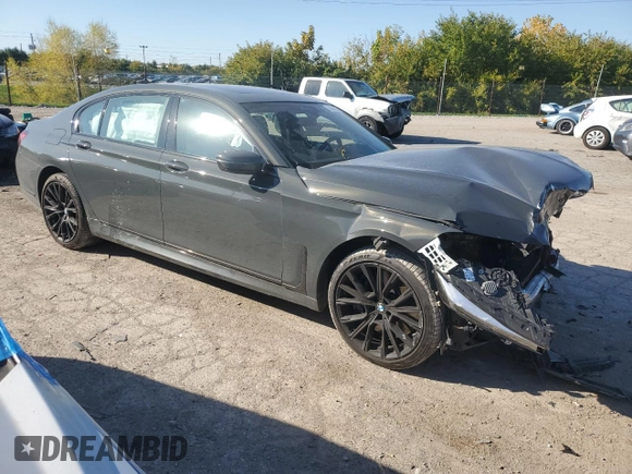 2021 BMW 7 Series 750i xDrive with VIN WBA7U2C05MCF88668, listed as a Copart auction lot 73256303 with 0 mi miles. Bid and sale history available at carsss.com. Image 4.