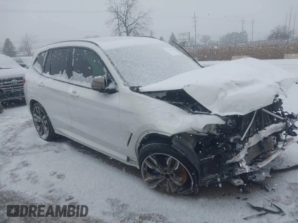 2020 BMW X3 M40i with VIN 5UXTY9C02L9C16309, listed as a IAAI auction lot 41285541 with 57,373 mi miles and . Bid and sale history available at DreamBid. Image 1.